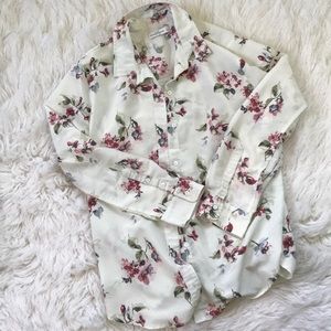 Abercrombie button up blouse - Large
